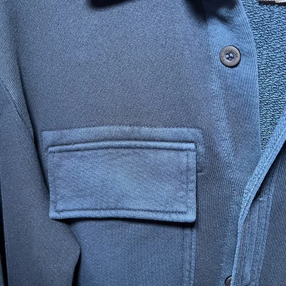 New Cotton Citizen Bronx Button Down in Vintage Navy Size Small - Picture 4 of 7